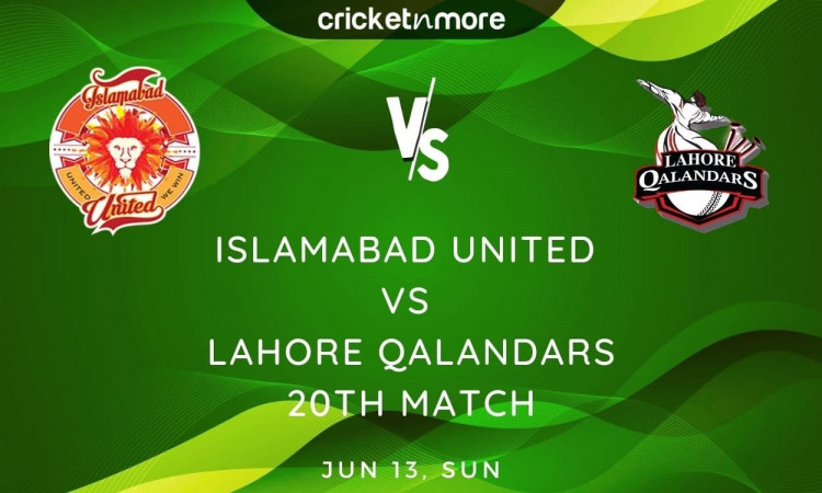 Cricket Image for Islamabad United vs Lahore Qalandars, PSL 2021 – Prediction, Fantasy XI Tips & Pro