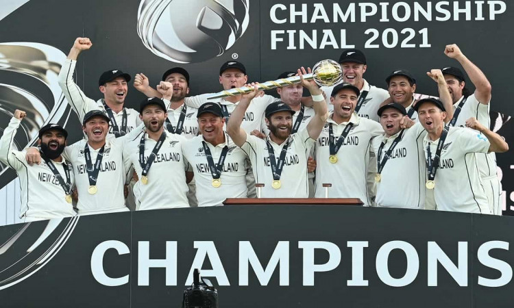 Cricket Image for Kiwi Joy As Long-Suffering 'Nice Guys' Crowned Test Champions