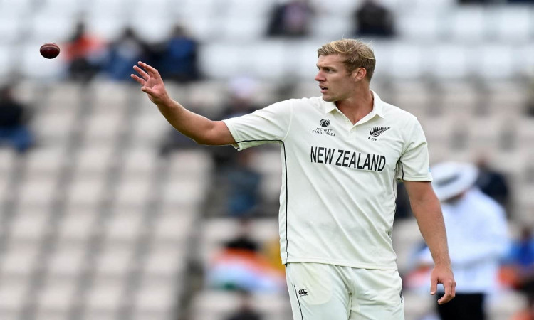 Cricket Image for New Zealand's Jamieson Glad To Check India 'Momentum' In World Test Final