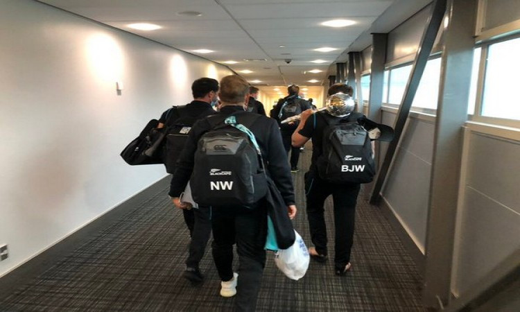 WTC champions BlackCaps arrive in New Zealand