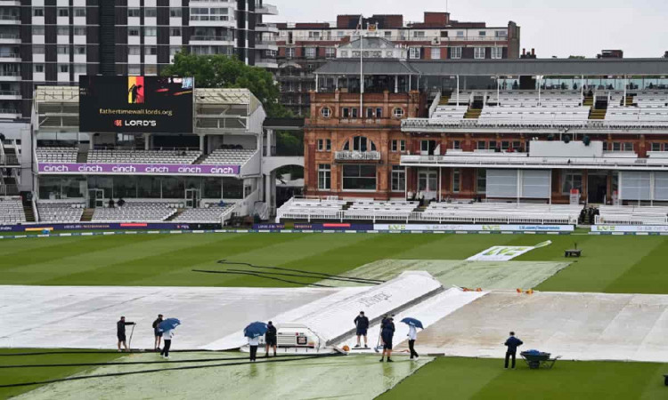 Cricket Image for Rain Frustrates England And New Zealand As Third Day Of 1st Test Washed Out