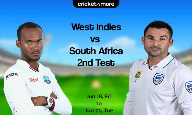 Cricket Image for West Indies vs South Africa, 2nd Test – Prediction, Fantasy XI Tips & Probable XI