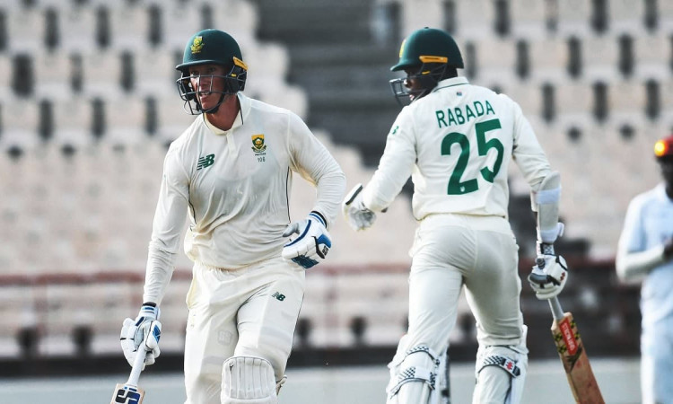 Cricket Image for WI v SA, 2nd Test: Van Der Dussen And Rabada Put South Africa In Charge After Top 