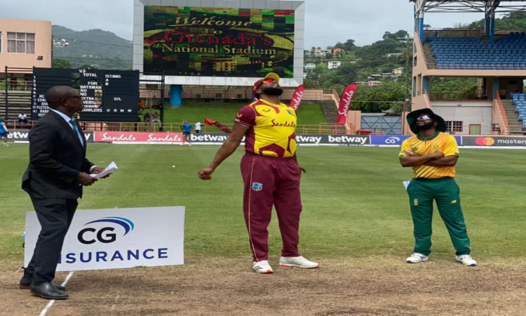 WI vs SA, 1st T20:  West Indies have won the toss and have opted to field