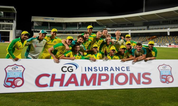 Cricket Image for WI vs AUS: ऑस्ट्रेलिया ने तीसरे वनडे में वेस्टइंडीज को 6 विकेट से रौंदकर 2-1 से जी