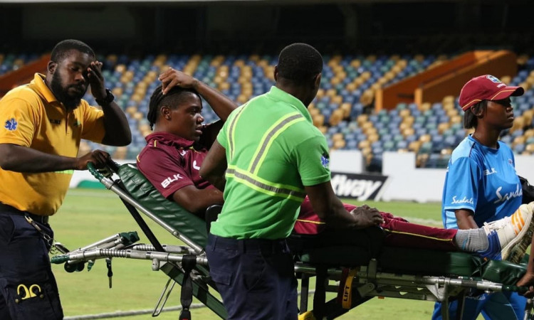 Cricket Image for Two West Indies Women Cricketers Taken Off The Field After Collapsing Vs Pakistan