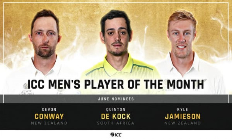 ICC Player of the Month nominations for June announced