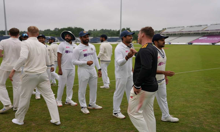 Cricket Image for प्रैक्टिस मैच: ड्रॉ पर खत्म हुआ भारत बनाम काउंटी XI मुकाबला, रवींद्र जडेजा चमके