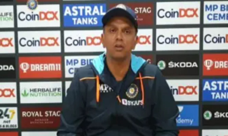 Cricket Image for  India Vs Sri Lanka Team India Head Coach Rahul Dravid Reaction