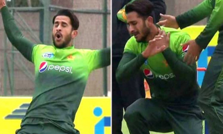 Cricket Image for Pcb Uses Middle Finger Emoji To Wish Hasan Ali 