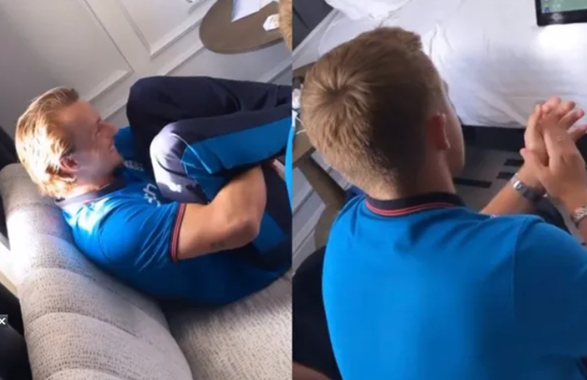 Cricket Image for Sam Curran And Tom Curran Cheer For His Brother Ben Watch Video