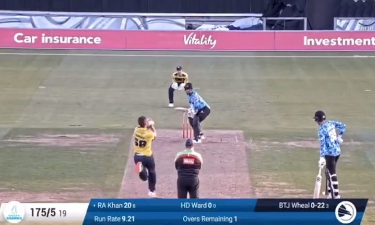 Cricket Image for T 20 Blast Rashid Khan Smashes An Extraordinary Six Watch Video