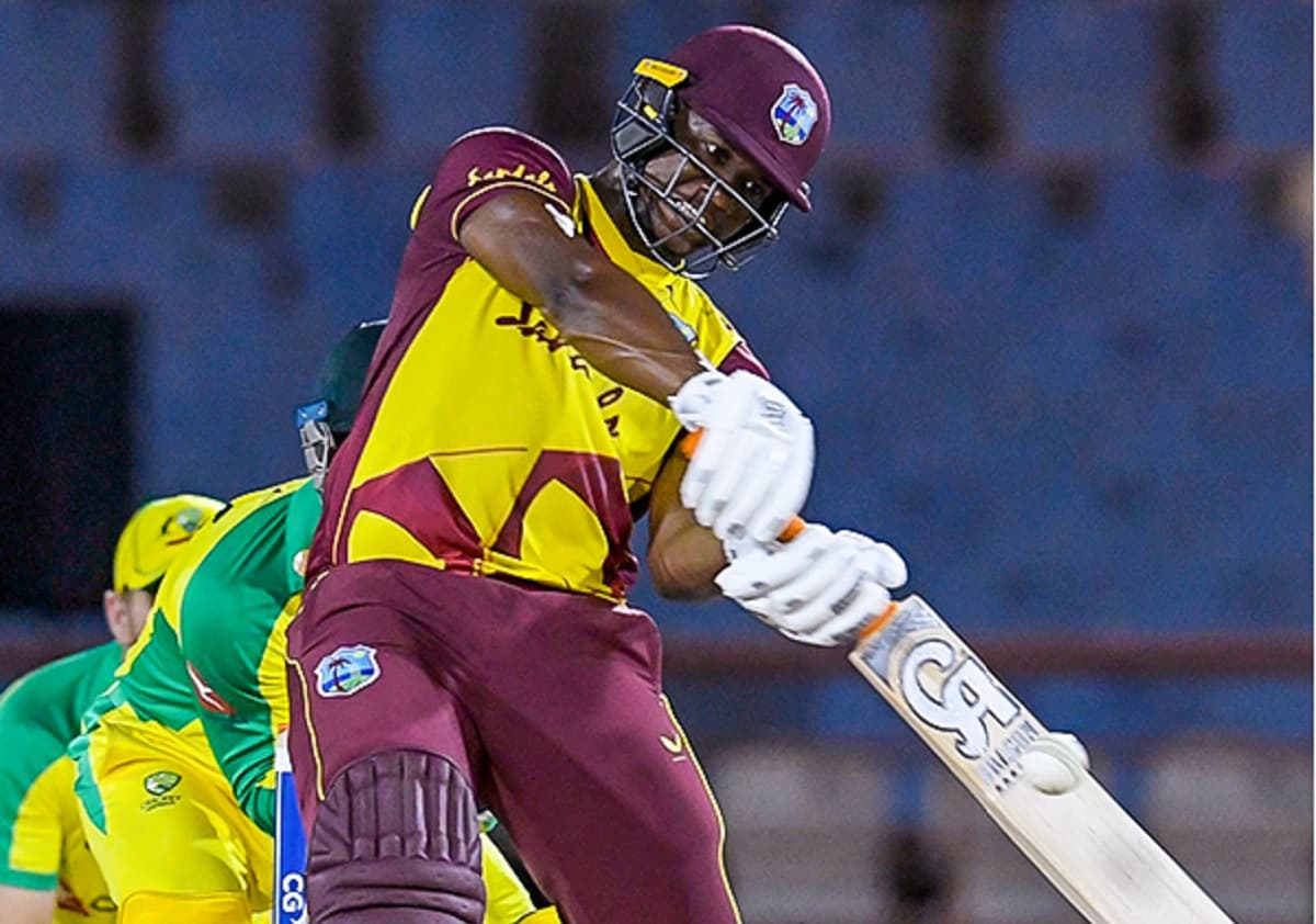 WI vs AUS - Evin Lewis made the record of fastest 100 sixes in T20I 