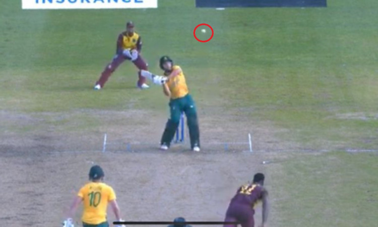 Cricket Image for Wi Vs Sa T20i Shocking Decision By Umpire Watch Video