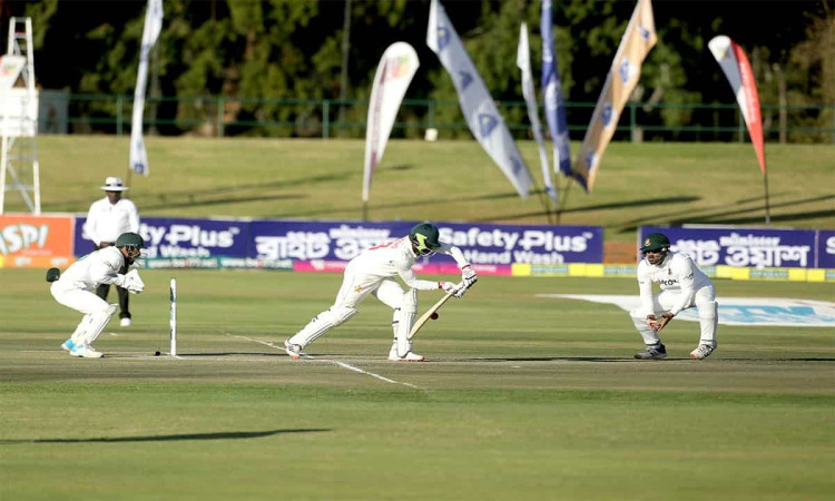 Cricket Image for Bangladesh Scored 468 Runs In First Innigs With Mahmudullahs Unbeaten 150 Runs Aga