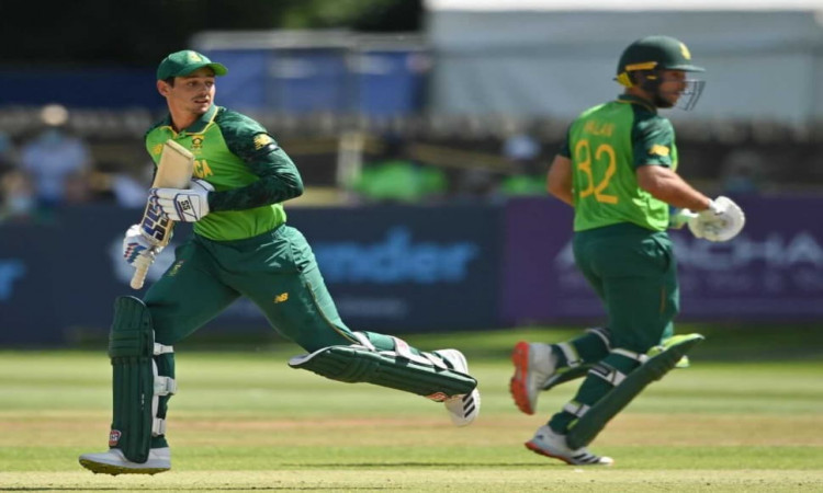 IRE vs SA: South Africa finish with 346/4 on the back of centuries from de Kock and Malan