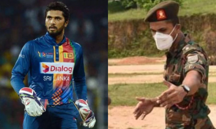 Cricket Image for Former Srilanka Captain Dinesh Chandimal Making Good Progress In Army