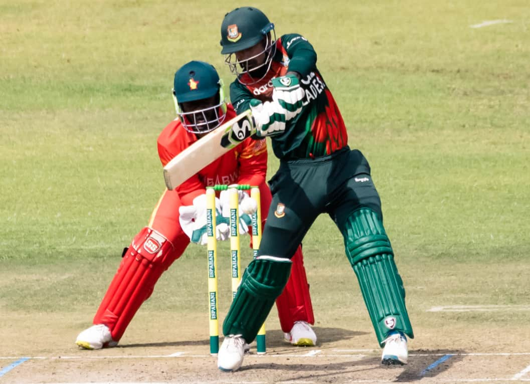 Zim Vs Ban 1st Odi Liton Das On Fire Bangladesh Set 277 Runs Target For ...