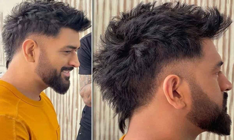 MS Dhoni Catches Fans By Surprise With Faux-Hawk Hairstyle On Cricketnmore