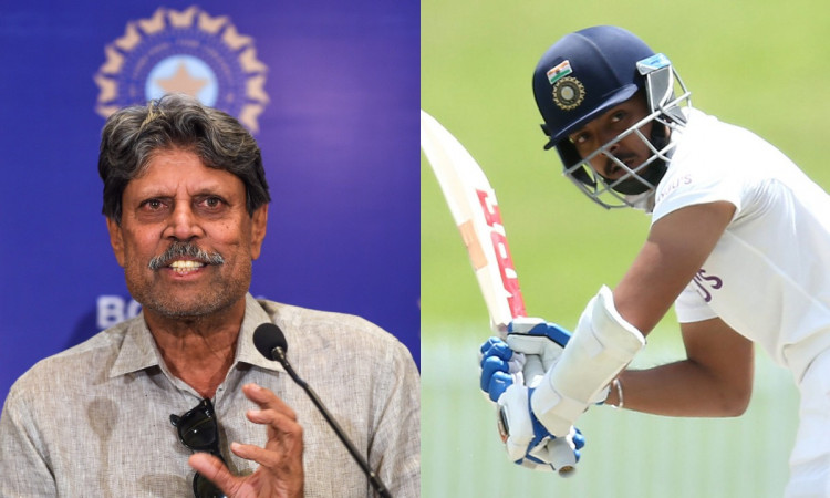 Cricket Image for Prithvi Shaw Should Not Be Sent To England Now, Says Kapil Dev