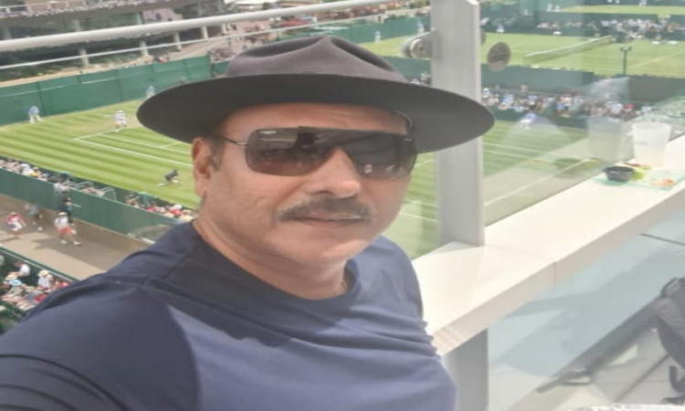 'Great to be back at Wimbledon': Ravi Shastri shares picture ahead of Federer's match