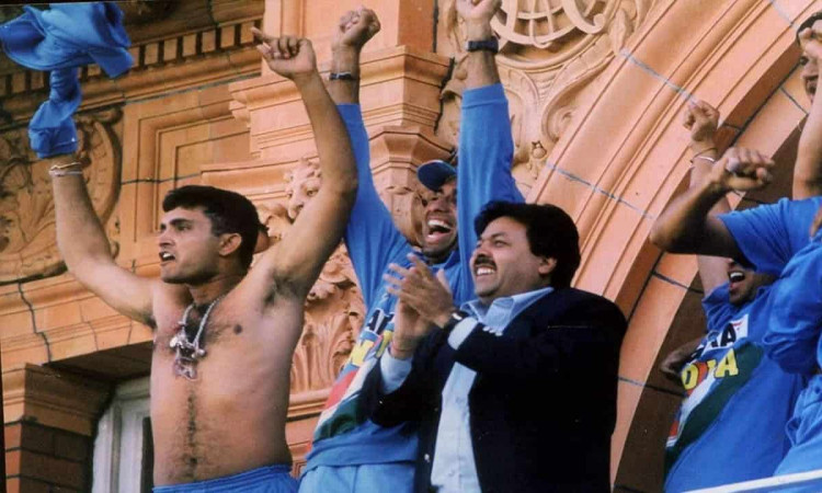 Cricket Image for Sourav Ganguly's Wife, Teammates Relive Iconic Lord's Celebration