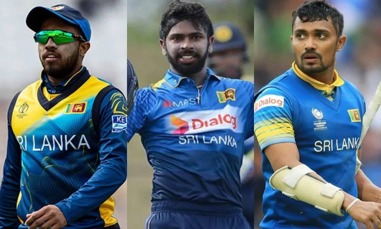 Cricket Image for श्रीलंका के तीनों खिलाड़ियों पर लगा एक साल का बैन, बायो-बबल तोड़कर सड़क पर पी रहे 