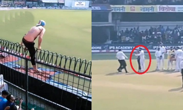 Cricket Image for Virat Kohli Had Protected The Fan Watch Viral Video
