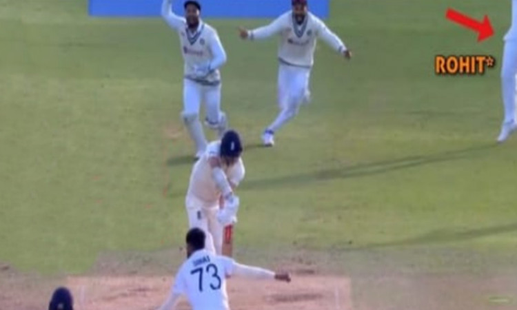 Cricket Image for Ind Vs Eng Rohit Sharma Takes A Stunning Catch At Slip Watch Video