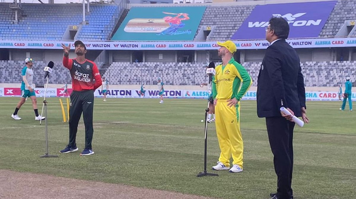 Australia Tour of Bangladesh Ban vs AUS - Australia win the toss and elect to bowl first