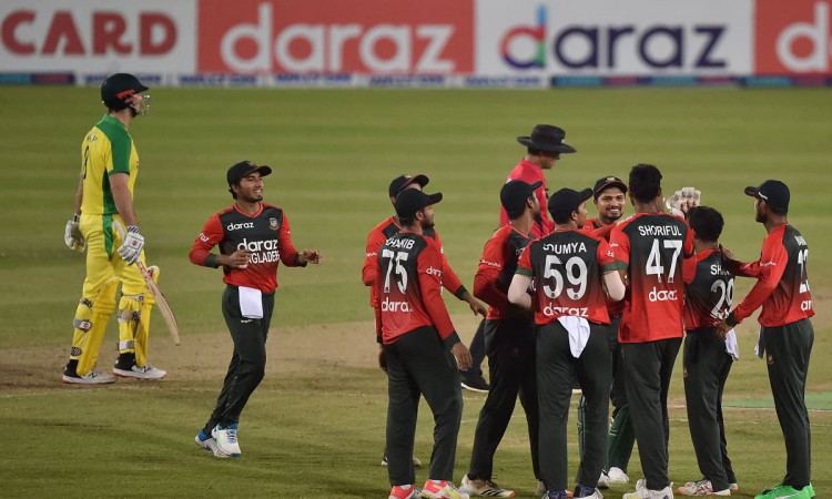 Cricket Image for BAN vs AUS: बांग्लादेश ने तीसरे T20I में ऑस्ट्रेलिया को 10 रनों से हराया, पहली बार
