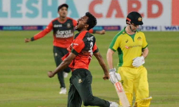 Cricket Image for बांग्लादेश के गेंदबाज शोरीफुल इस्लाम को जोश में होश गंवाना पड़ा भारी, ICC ने लिया 