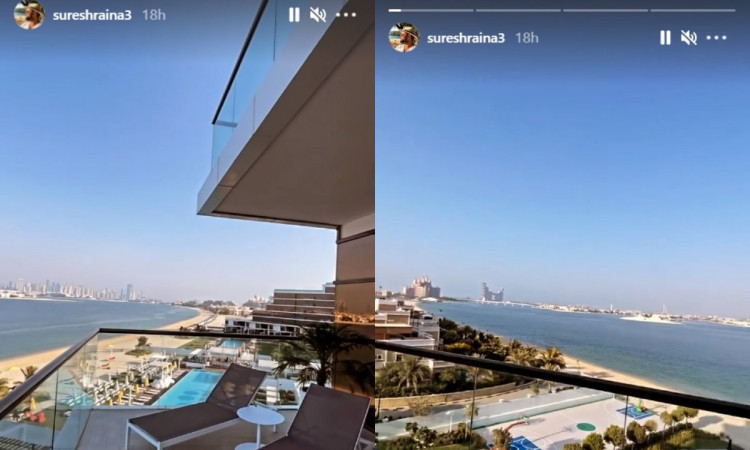 Cricket Image for Csk Player Suresh Raina Shares View From Hotel Balcony