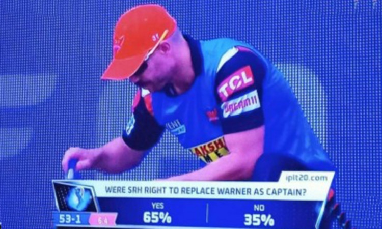 Cricket Image for Ipl 2021 David Warner Responds To A Fan Question