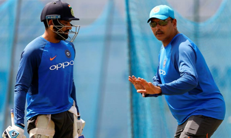 Cricket Image for Indias Head Coach Ravi Shastri Promised To Make Rohit Sharma A Successful Test Bat
