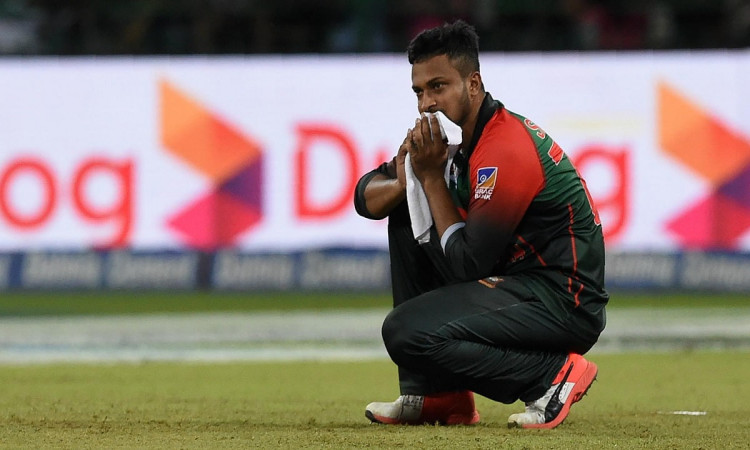 Shakib Al Hasan becomes the first player to concede 30 or more runs in a T20I over twice