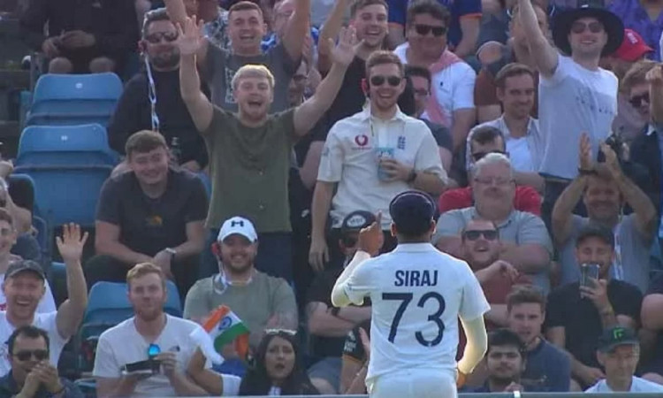 VIDEO - Mohammed Siraj gives a perfect reply to English crowd who asked him score