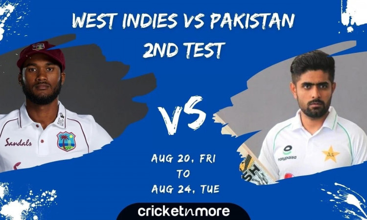 West Indies vs Pakistan, 2nd Test Cricket Match Prediction, Fantasy XI Tips & Probable XI