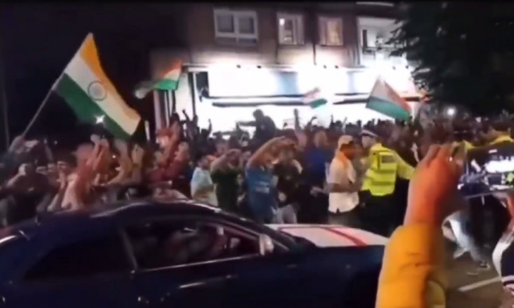 Cricket Image for  After Team India Win At Lords Delighted Fans Flock Streets In Uk Watch Video