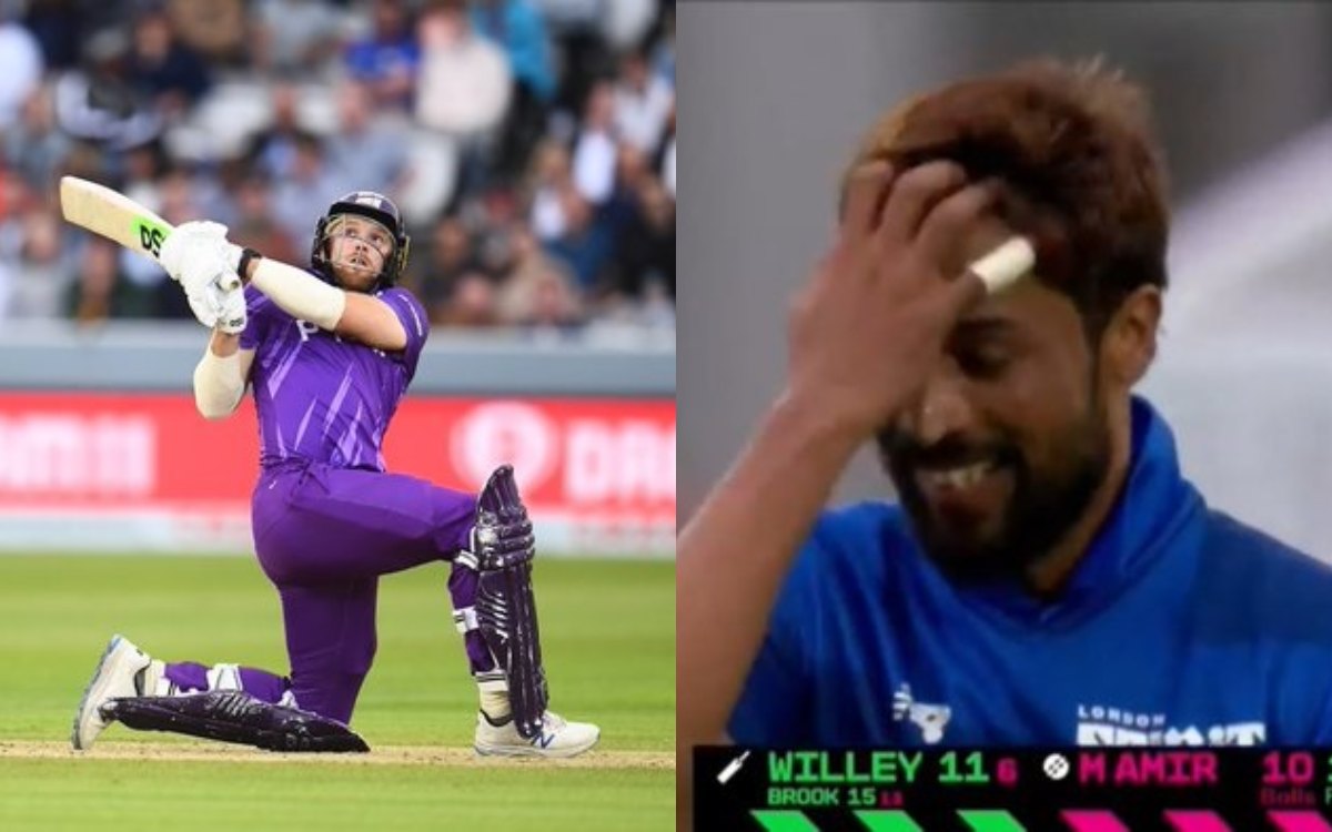 VIDEO : डेविड विली के तूफान में उड़े मोहम्मद आमिर, आखिरी ओवर में हुई छक्कों की बरसात Cricket Image for VIDEO : डेविड विली के तूफान में उड़े मोहम्मद आमिर, आखिरी ओवर में हुई छक्कों की बर