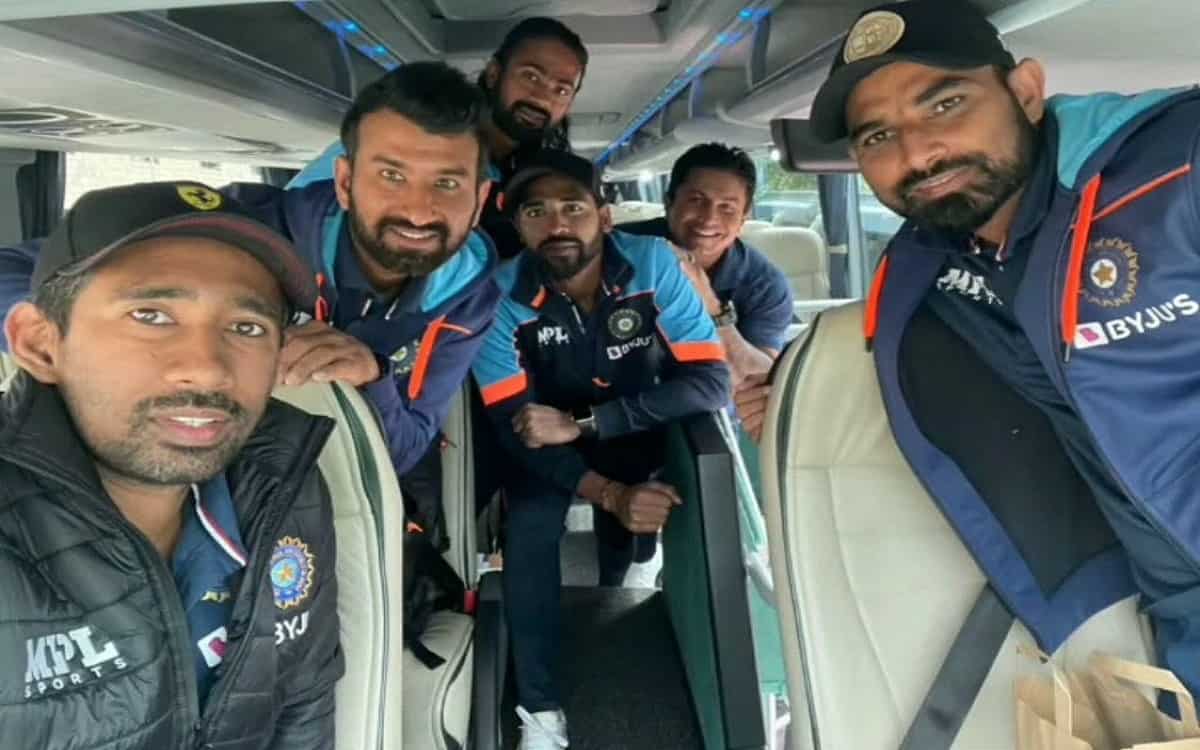 ENG vs IND: 'नॉटिंघम से लंदन जाते हुए', इंग्लैंड के खिलाफ दूसरे टेस्ट के लिए भारतीय टीम रवाना Indian team leaves for second Test match against England to london