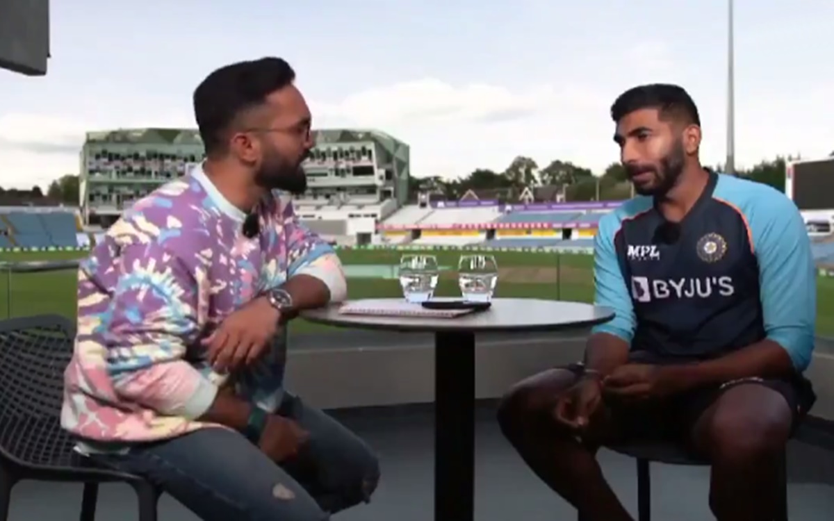 Cricket Image for Jasprit Bumrah On James Anderson Words In The End Of Day Watch Video