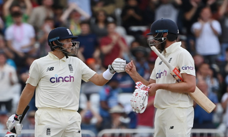 Cricket Image for ENG v IND, 1st Test: Joe Root's Fifty Helps England Take A 24-Run Lead