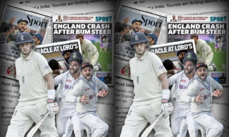 Cricket Image for इंडिया छोड़ो, इंग्लिश अखबारों में भी छाई भारतीय टीम, फ्रंटपेज पर बज रहा है जीत का 