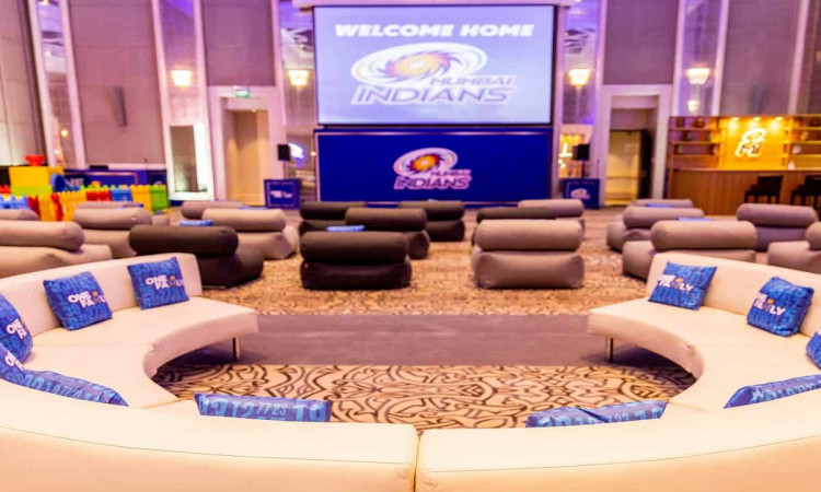 Cricket Image for IPL 2021: A Sneak Peek Into The Mumbai Indians' Team Room In UAE