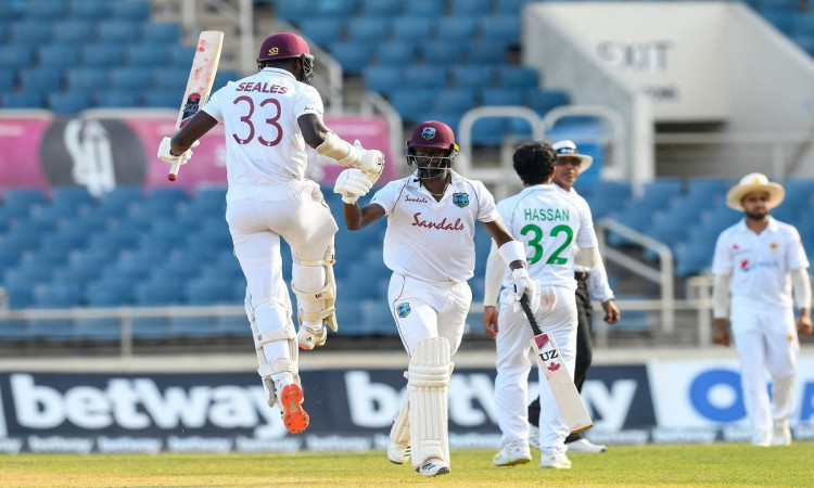 Cricket Image for Roach, Seales Stand Guide West Indies To A Thriller 1 Wicket Win Against Pakistan 