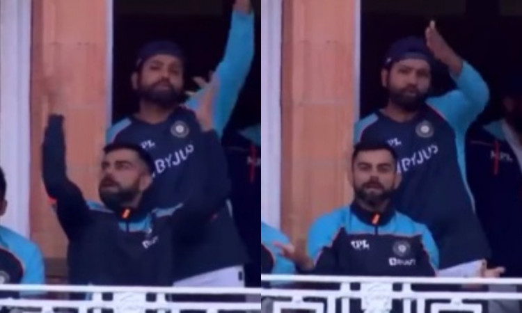 Cricket Image for VIDEO : आखिर क्यों अपने ही प्लेयर्स पर भड़क उठे रोहित और विराट, जानिए स्टंप्स से प