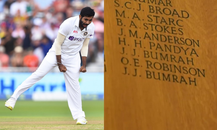 Cricket Image for Video: Bumrah's Name Once Again Goes Up On Trent Bridge Honors Board 