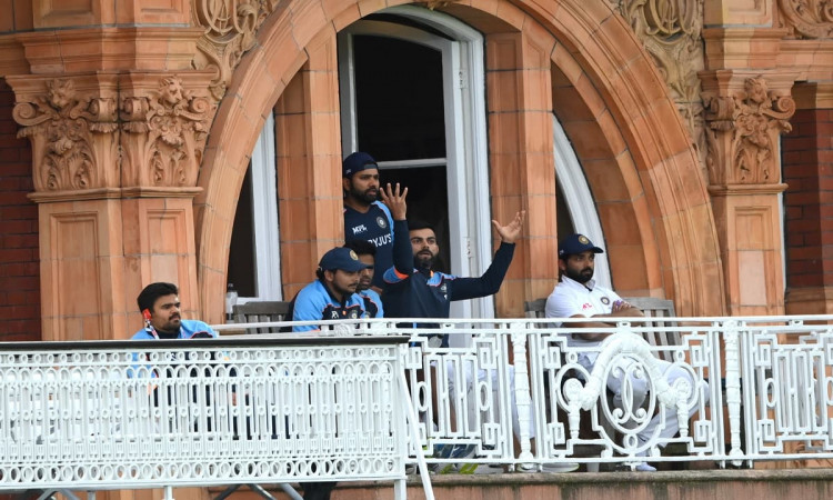 Cricket Image for VIDEO: Kohli-Rohit Not Happy With Fading Light At Lord's 