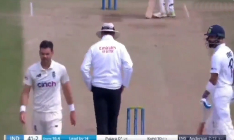Cricket Image for Eng Vs Ind Virat Kohli Verbal Spat With James Anderson Watch Video